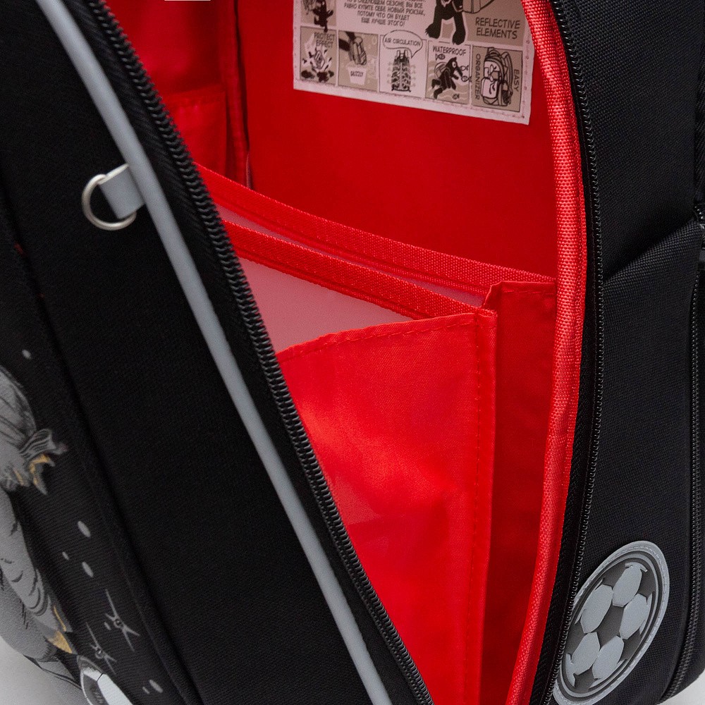 RAf-393-6 Рюкзак школьный new с картхолдером на держателе