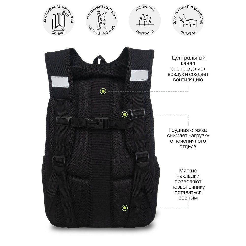 RAw-595-1 Рюкзак школьный