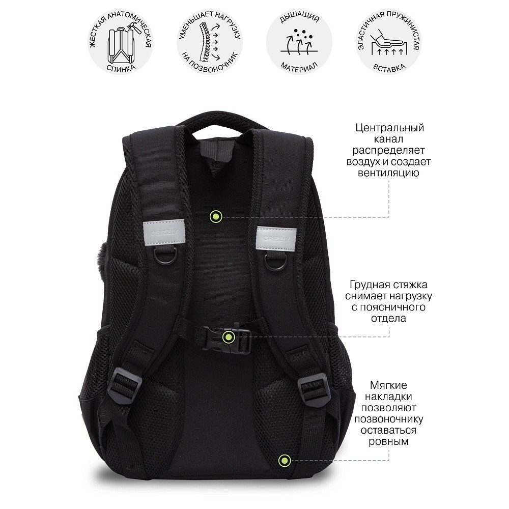 RG-568-5 Рюкзак школьный с обвесом