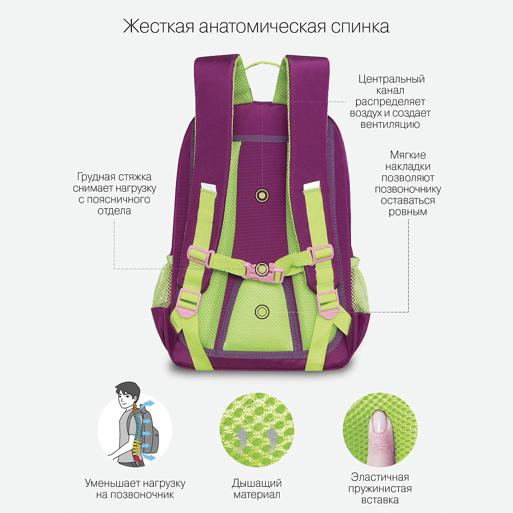 RG-364-3 Рюкзак школьный