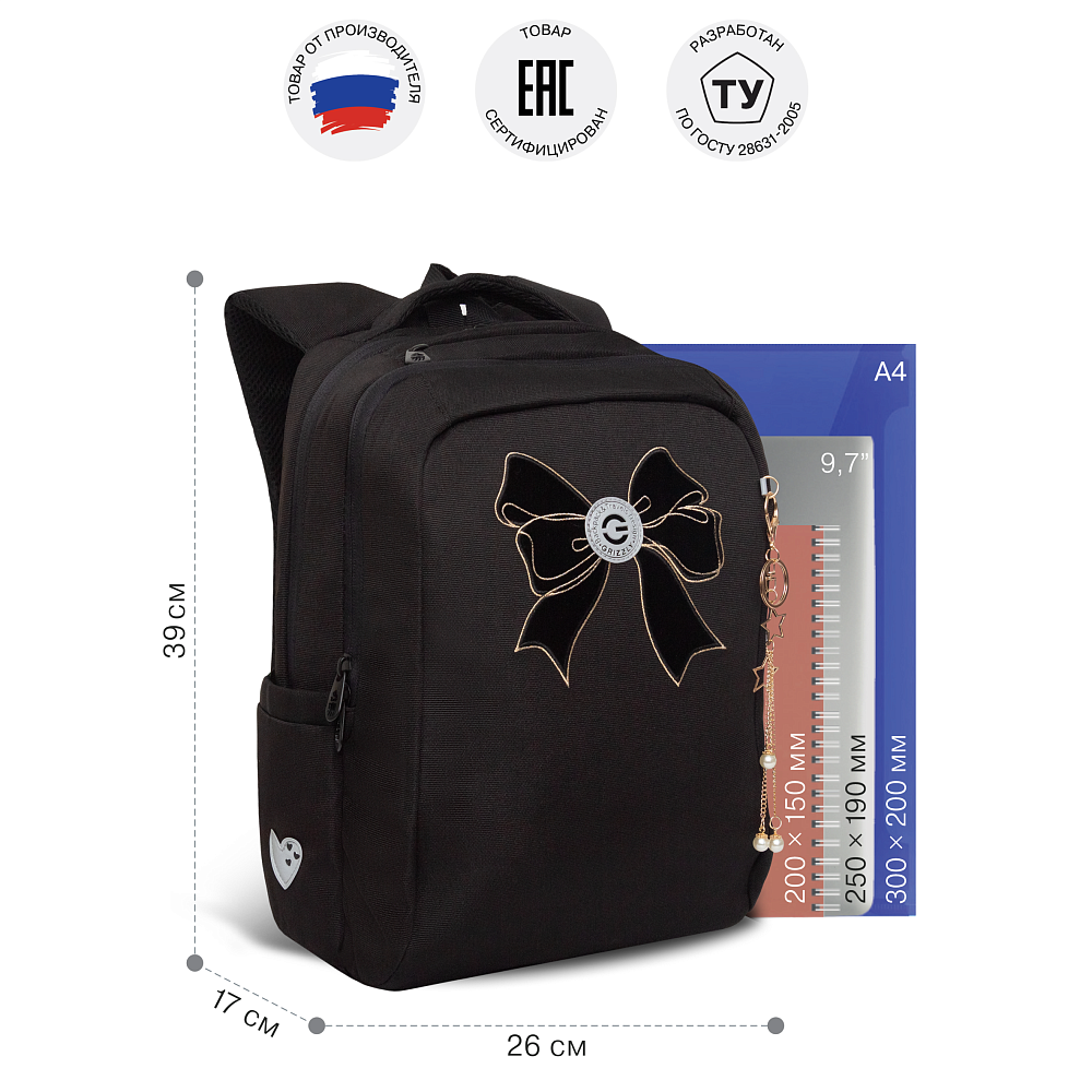 RG-566-5 Рюкзак школьный