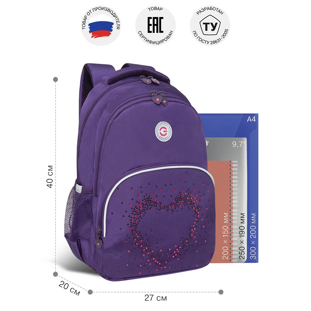 RG-560-3 Рюкзак школьный