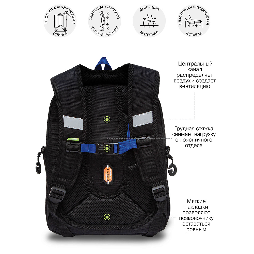 RAf-493-3 Рюкзак школьный