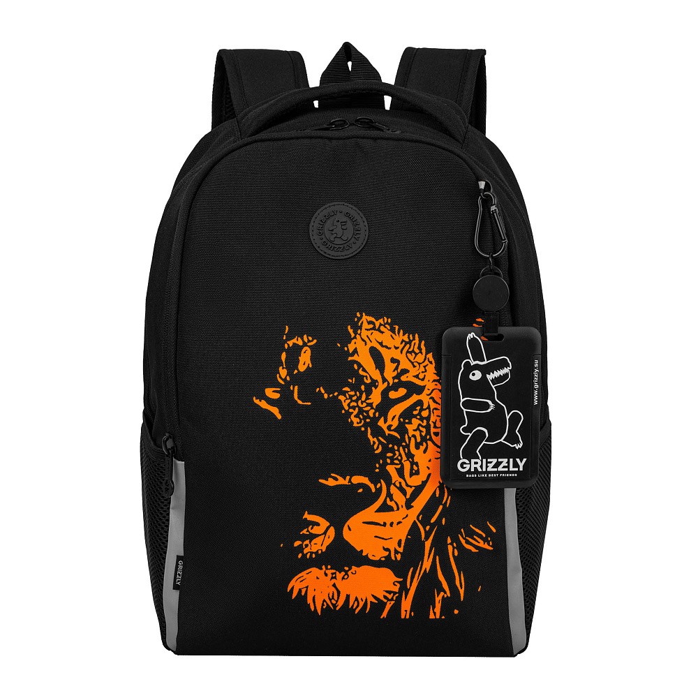 RB-651-3 Рюкзак школьный с картхолдером на держателе