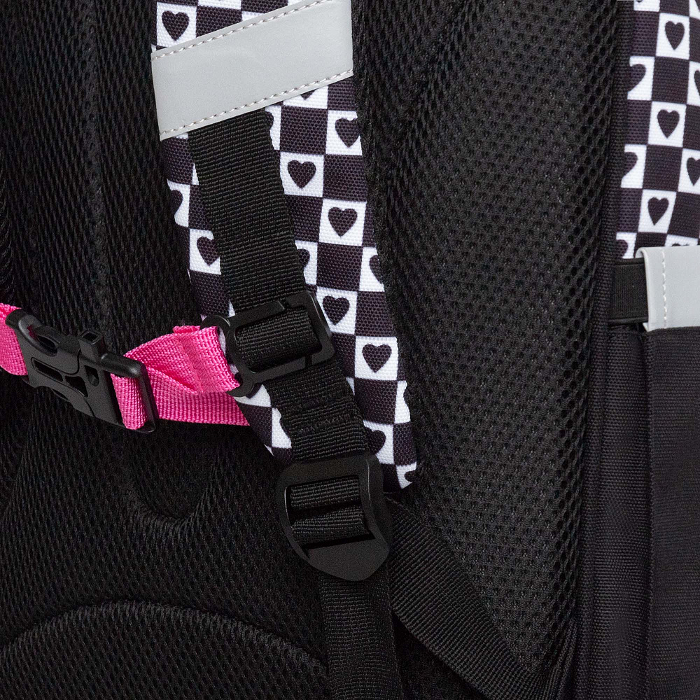 RAn-588-2 Рюкзак школьный с чехлом для мелочей