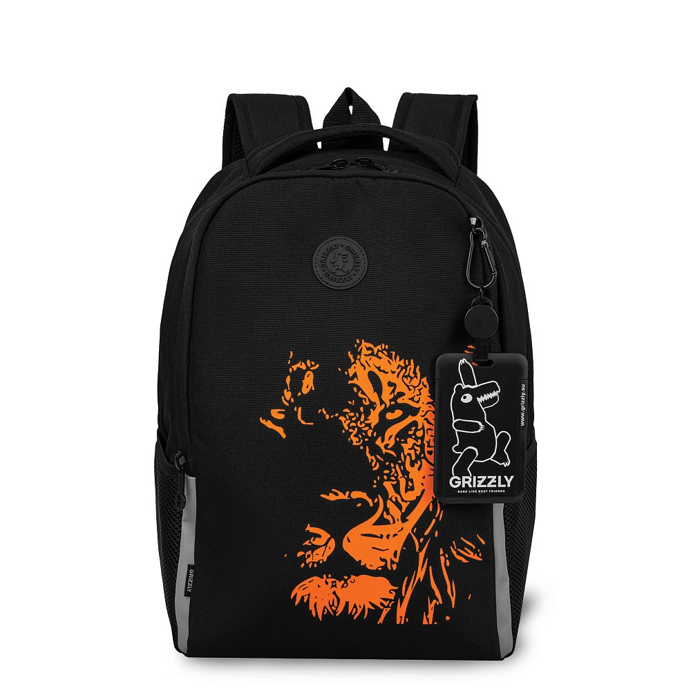 RB-651-3 Рюкзак школьный с картхолдером на держателе