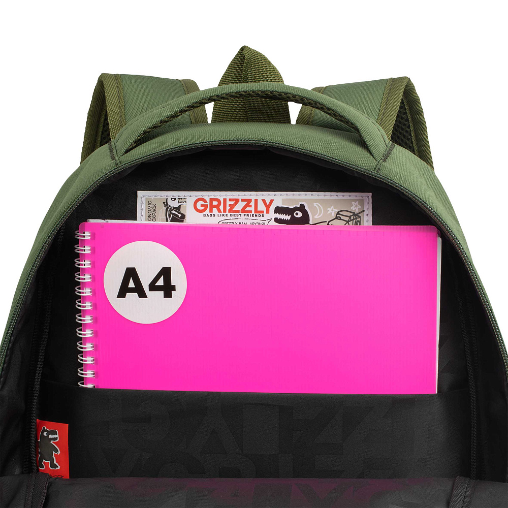 RB-651-4 Рюкзак школьный с картхолдером на держателе