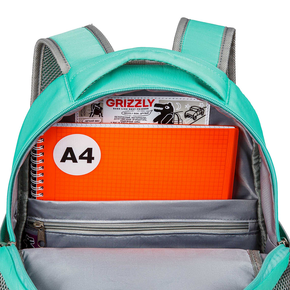 RG-663-6 Рюкзак школьный с картхолдером на держателе