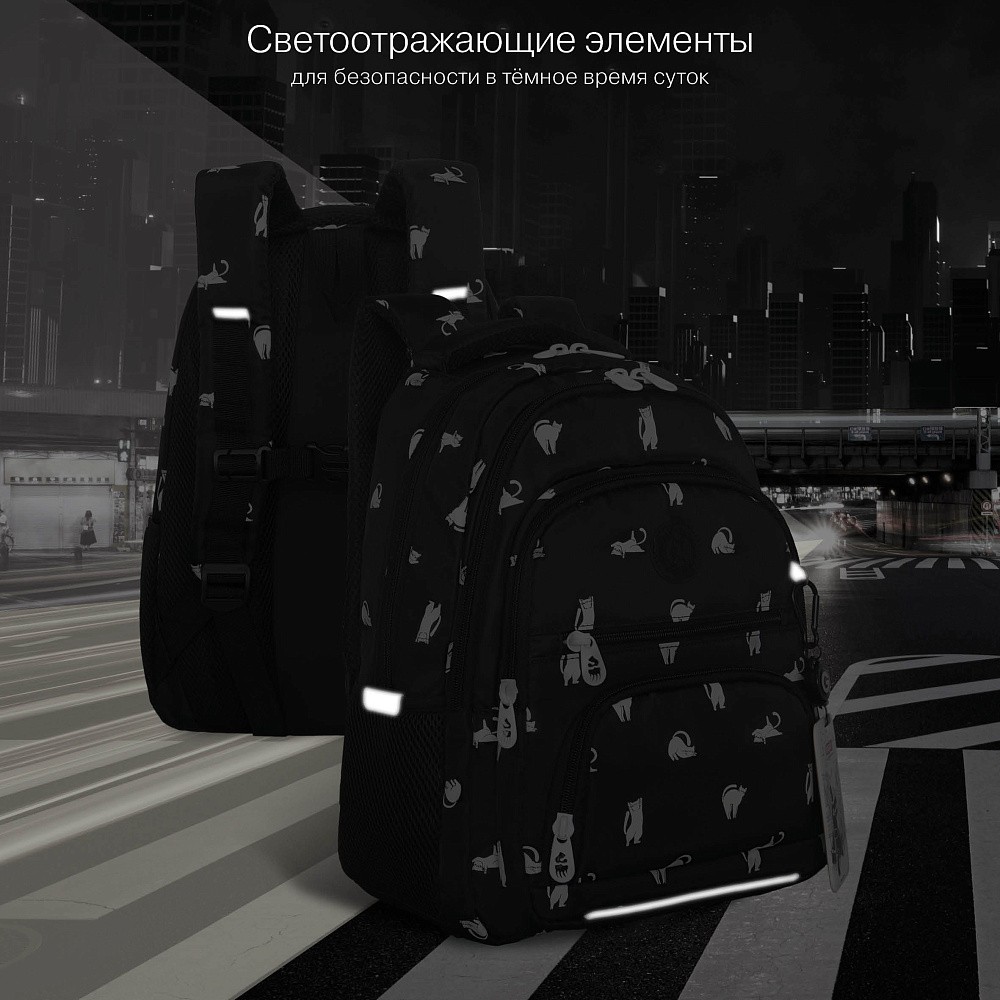 RG-662-1 Рюкзак школьный с картхолдером на держателе