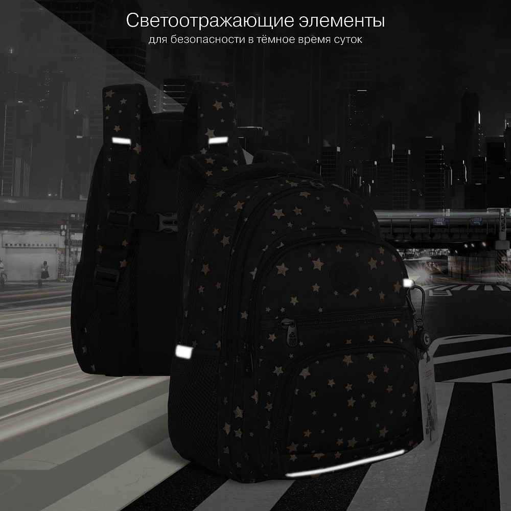 RG-662-1 Рюкзак школьный с картхолдером на держателе