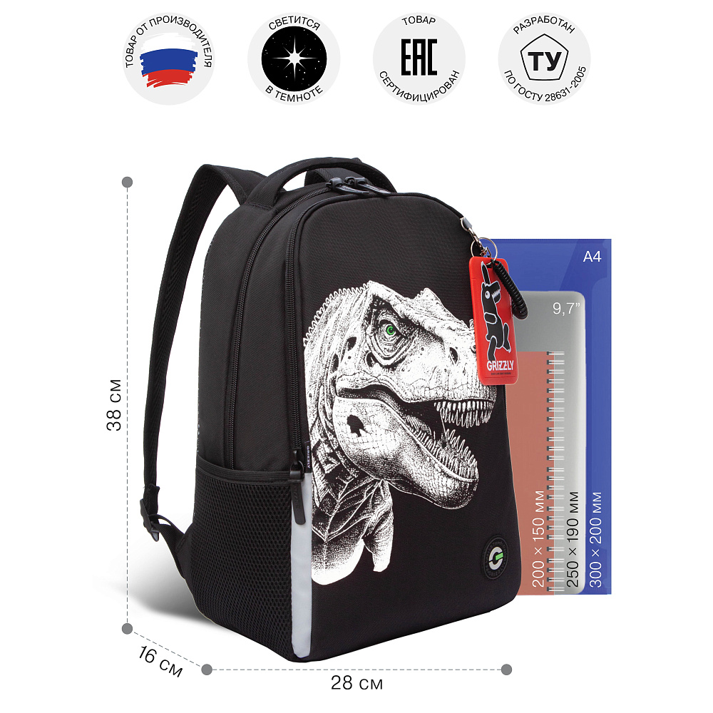 RB-551-6 Рюкзак школьный