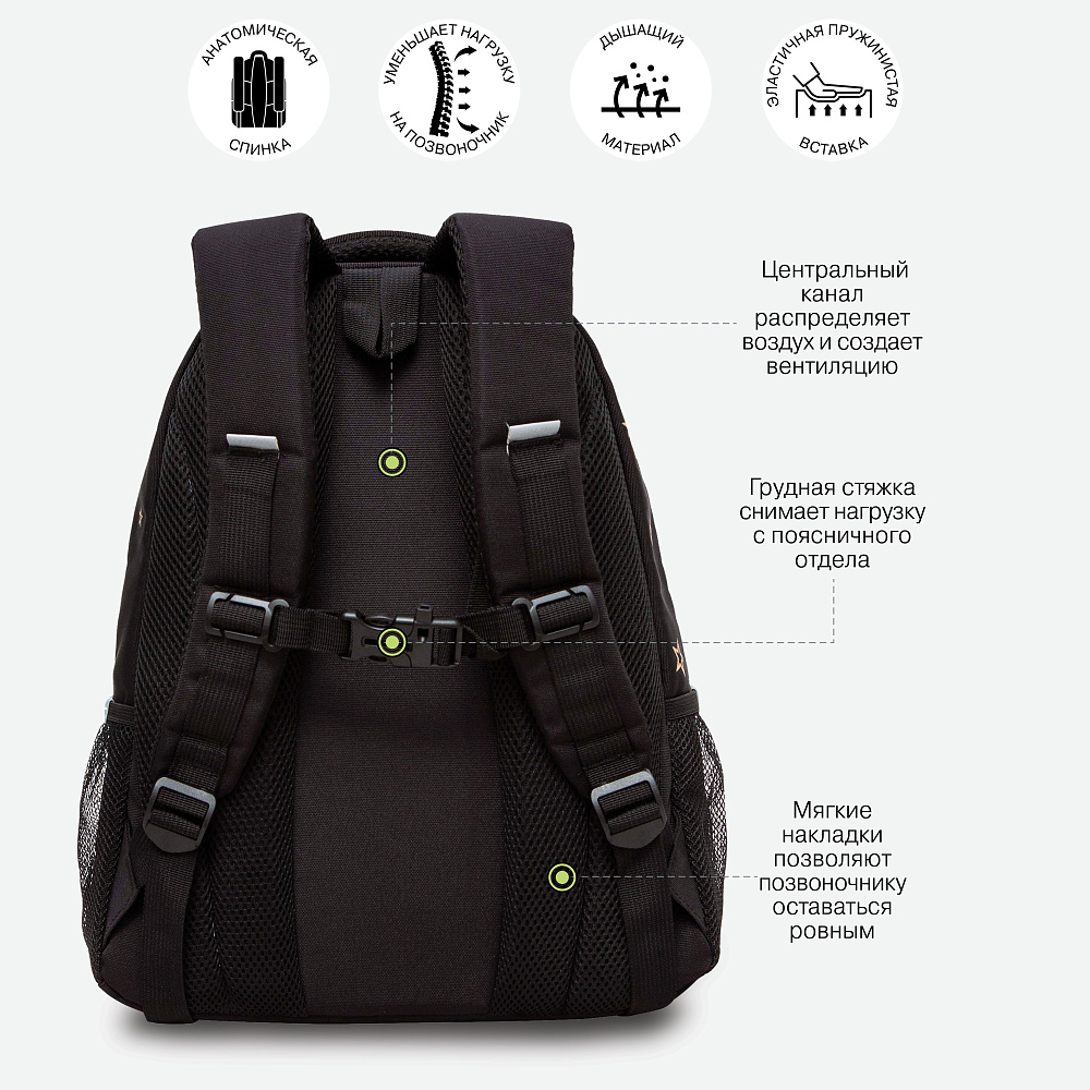 RG-462-2 Рюкзак школьный с обвесом