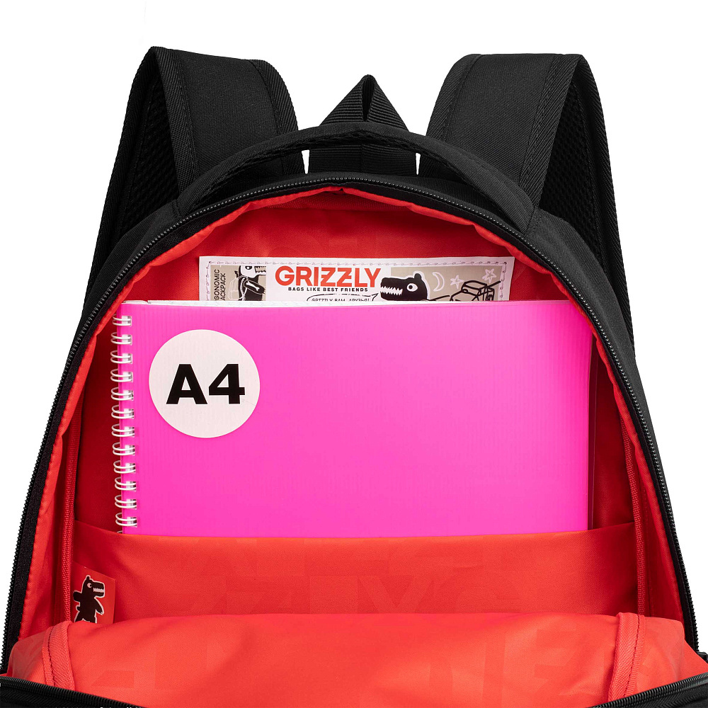 RB-651-6 Рюкзак школьный с картхолдером на держателе