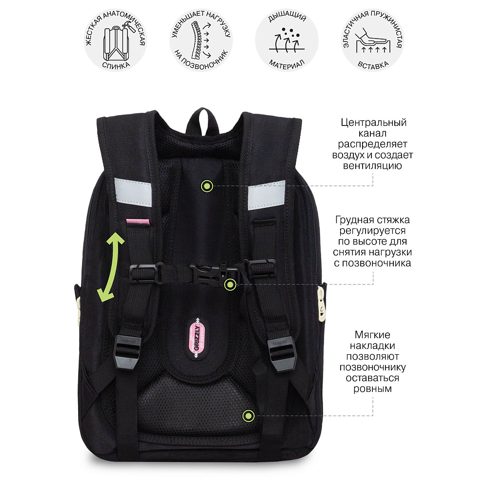 RAf-692-1 Рюкзак школьный с обвесом