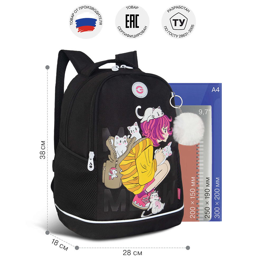 RG-563-3 Рюкзак школьный