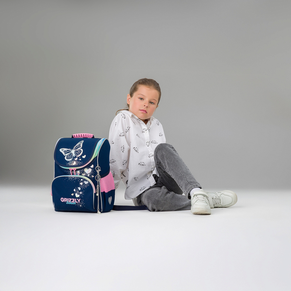 RAm-584-6 Рюкзак школьный с мешком