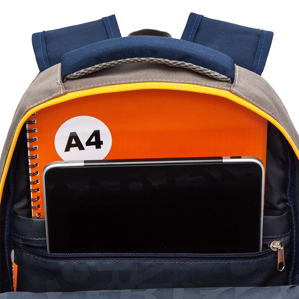 RB-553-1 Рюкзак школьный с картхолдером на держателе