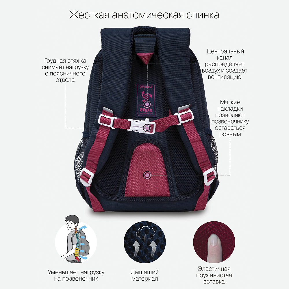 RG-361-2 Рюкзак школьный с обвесом