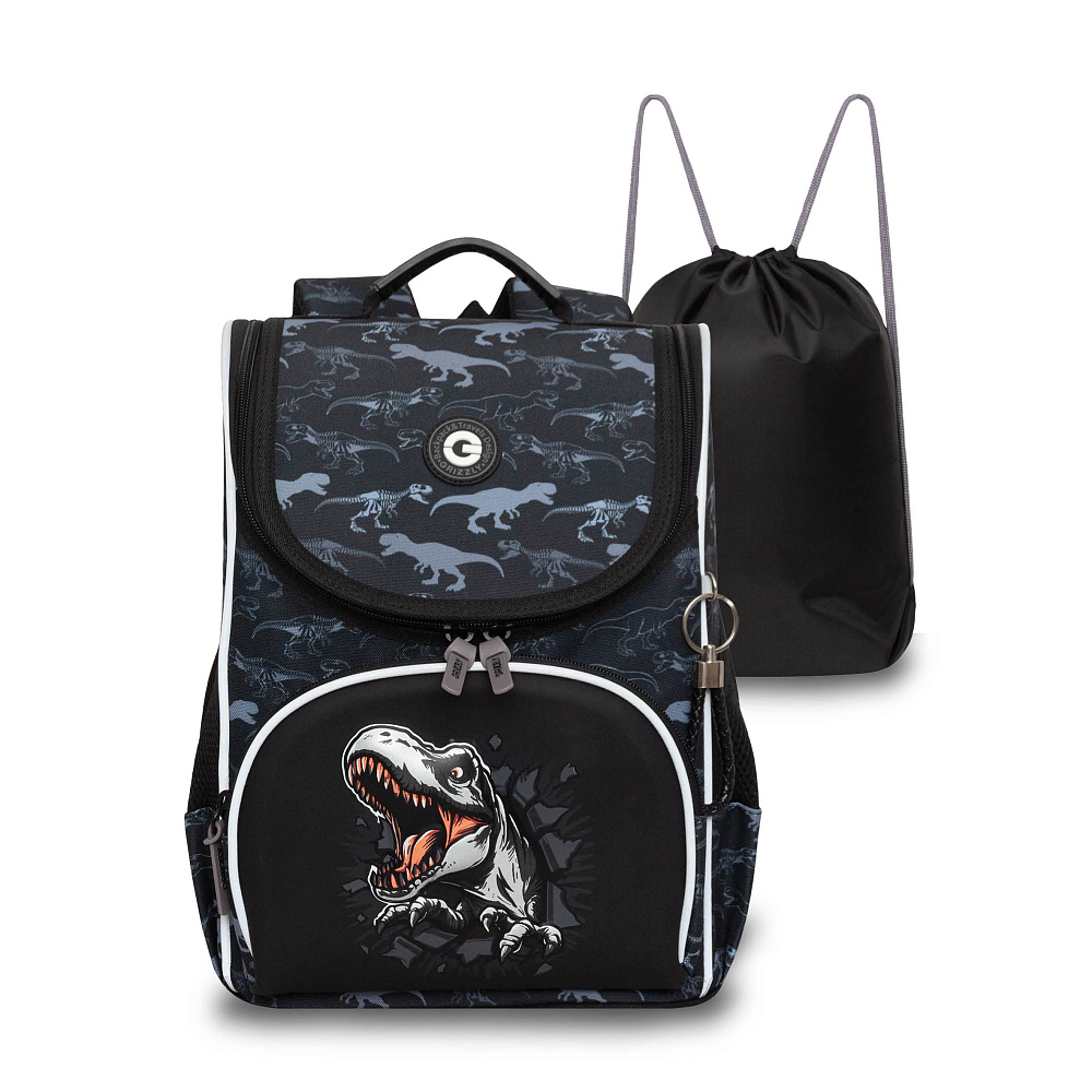 RAm-585-11 Рюкзак школьный с обвесом и мешком для обуви 