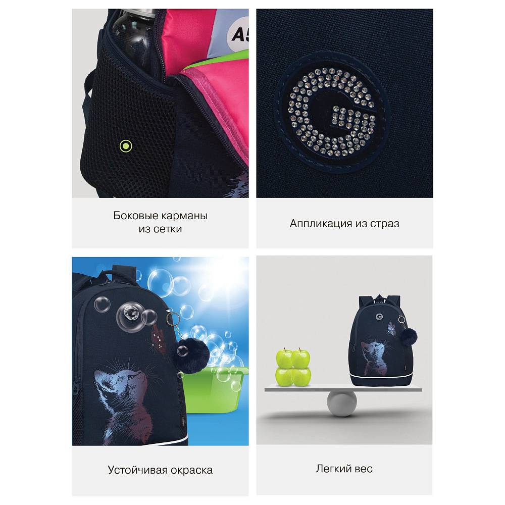 RG-663-3 Рюкзак школьный с обвесом