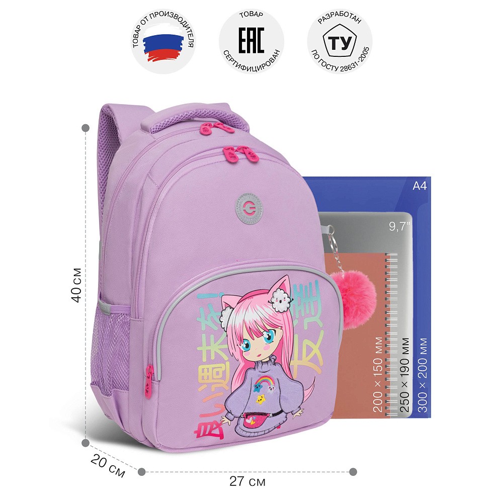 RG-560-6 Рюкзак школьный