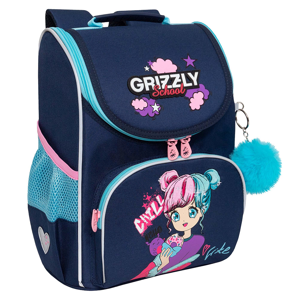 RAm-484-6 Рюкзак школьный с мешком