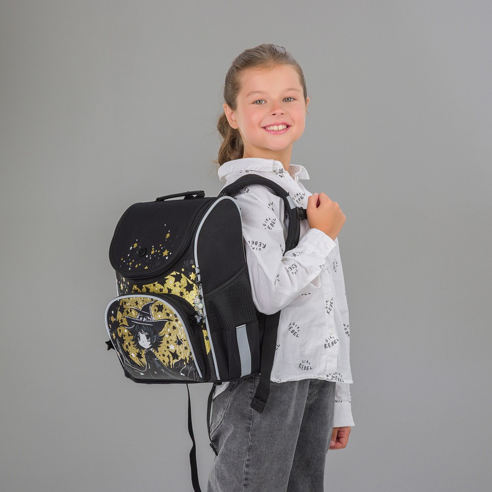 RAm-584-7 Рюкзак школьный с мешком