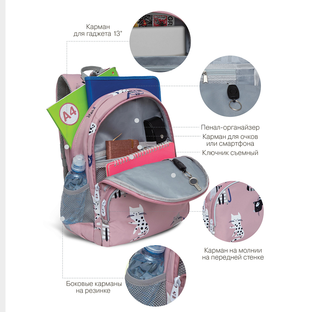 RG-260-8 Рюкзак школьный