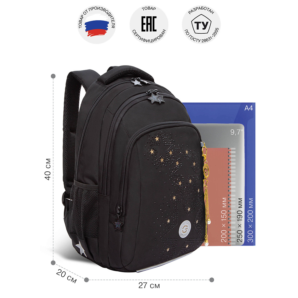 RG-561-2 Рюкзак школьный с обвесом