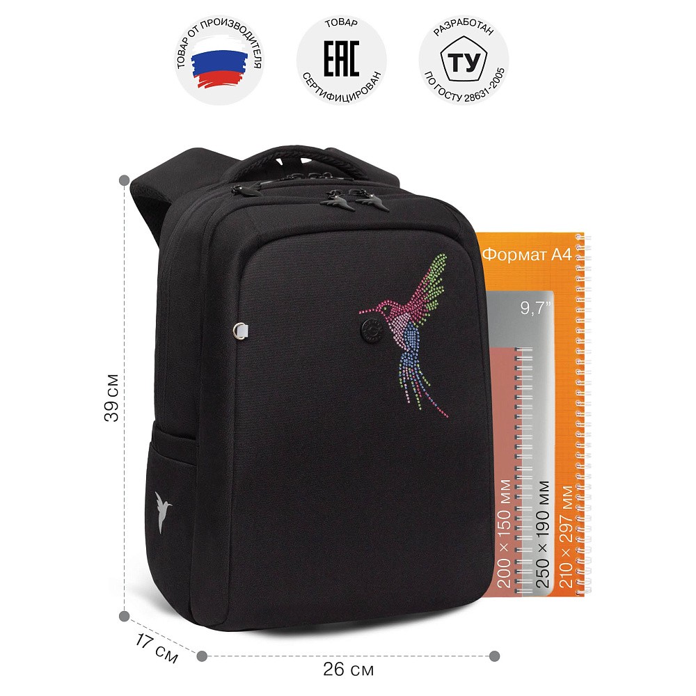 RG-566-8 Рюкзак школьный