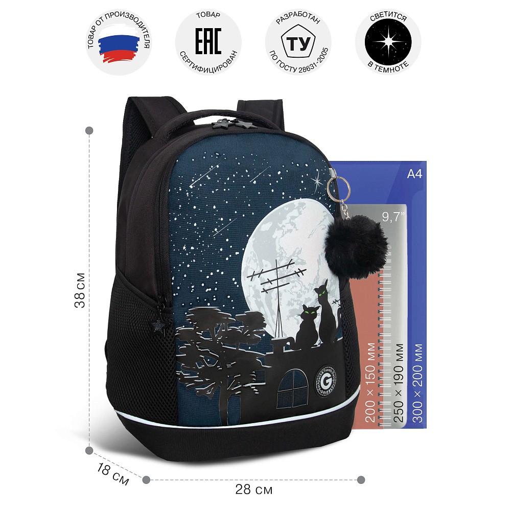 RG-563-7 Рюкзак школьный