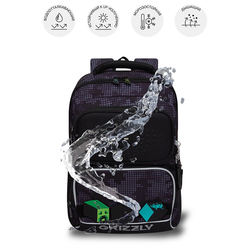 RAn-589-1 Рюкзак школьный с обвесом