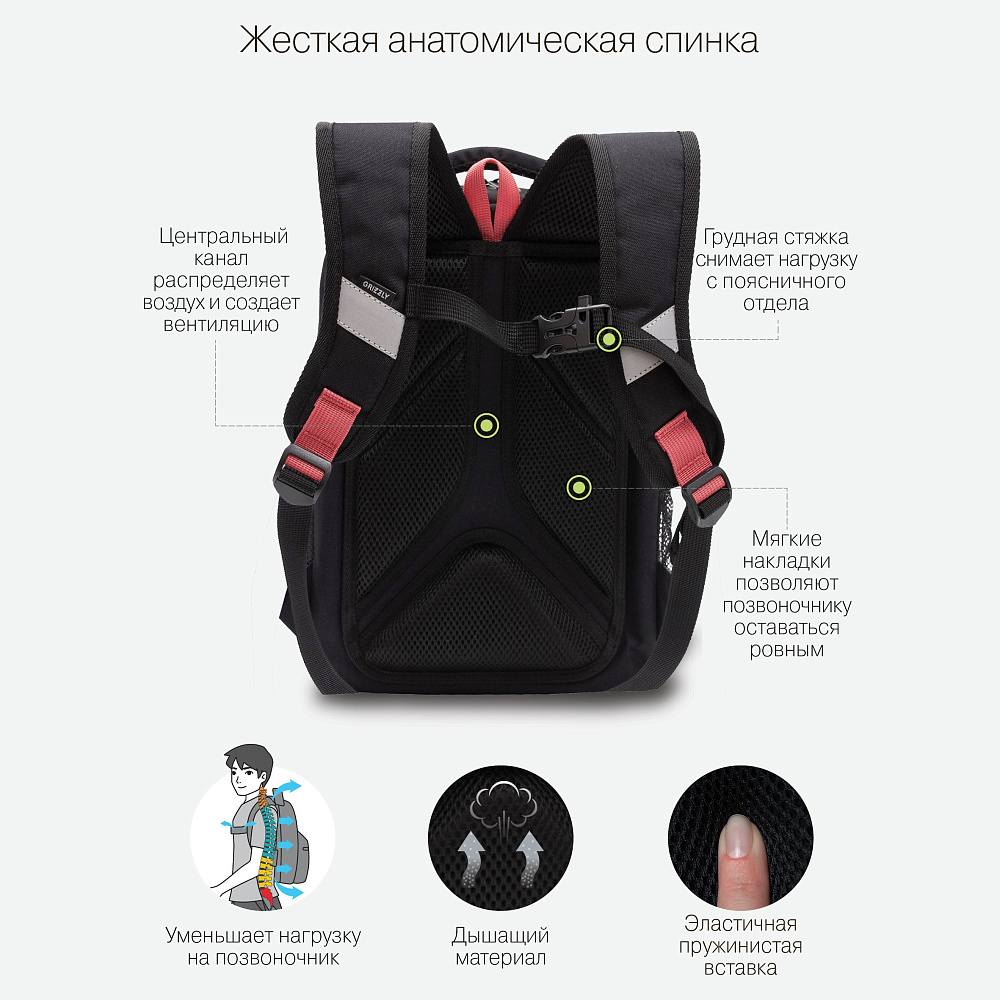 RAw-396-11 Рюкзак школьный