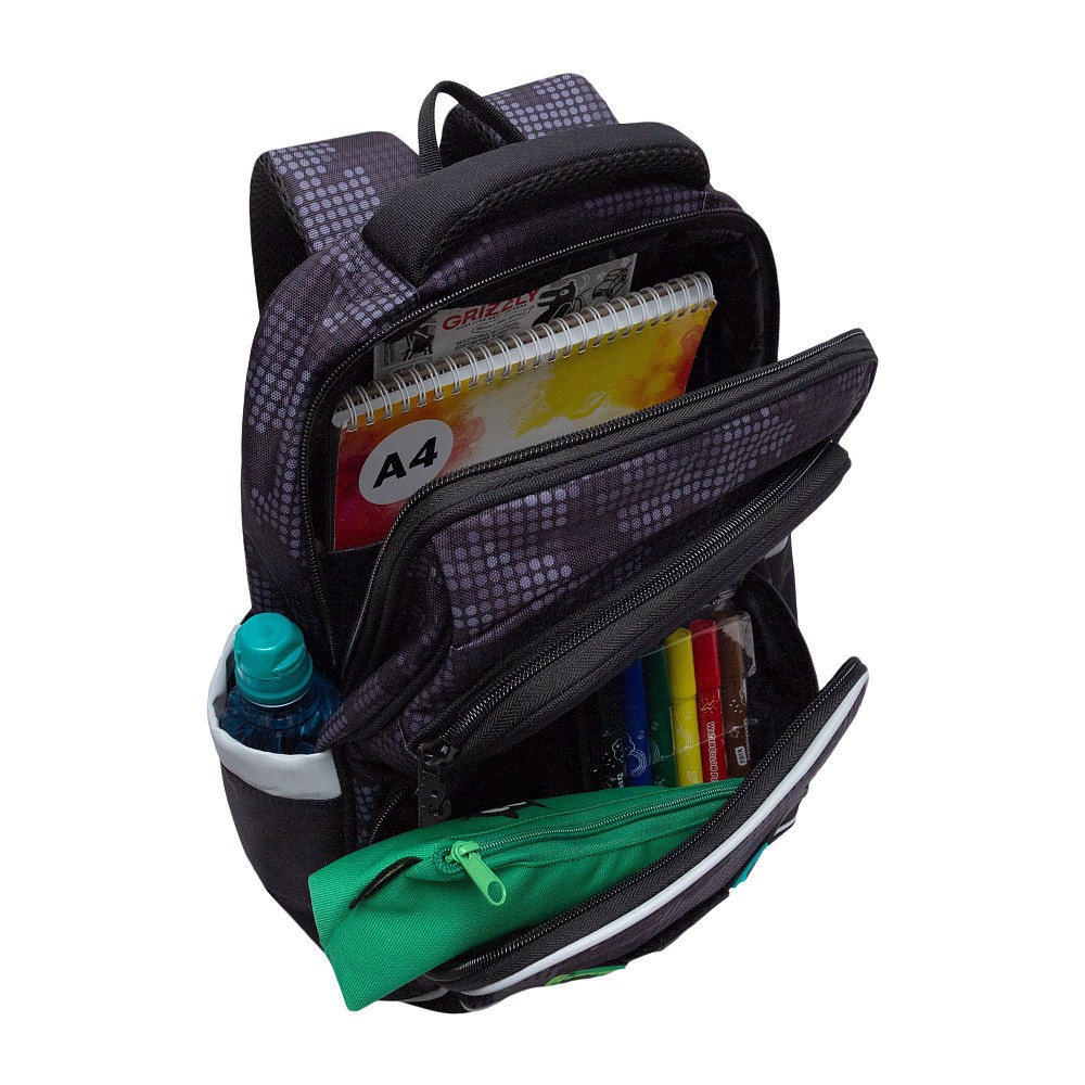 RAn-589-1 Рюкзак школьный с обвесом