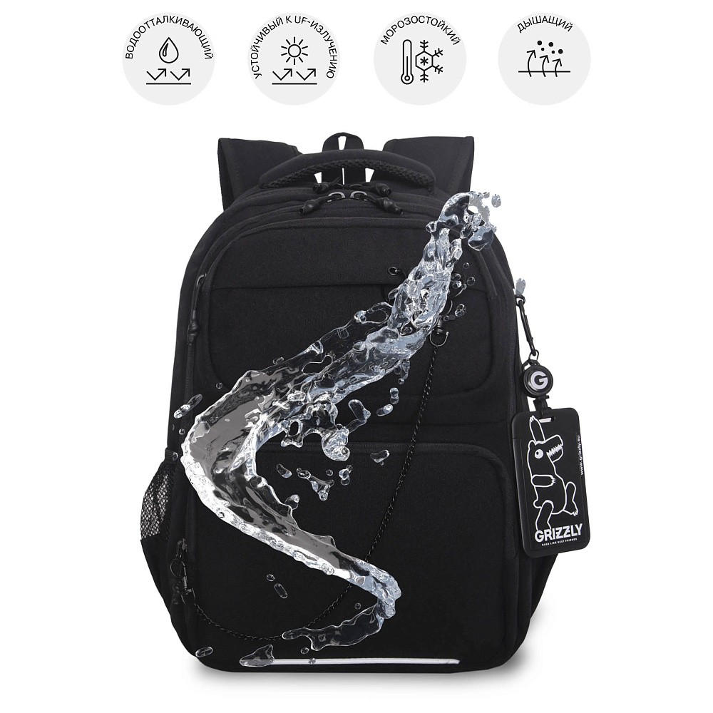 RB-653-1 Рюкзак школьный с обвесом и картхолдером на держателе