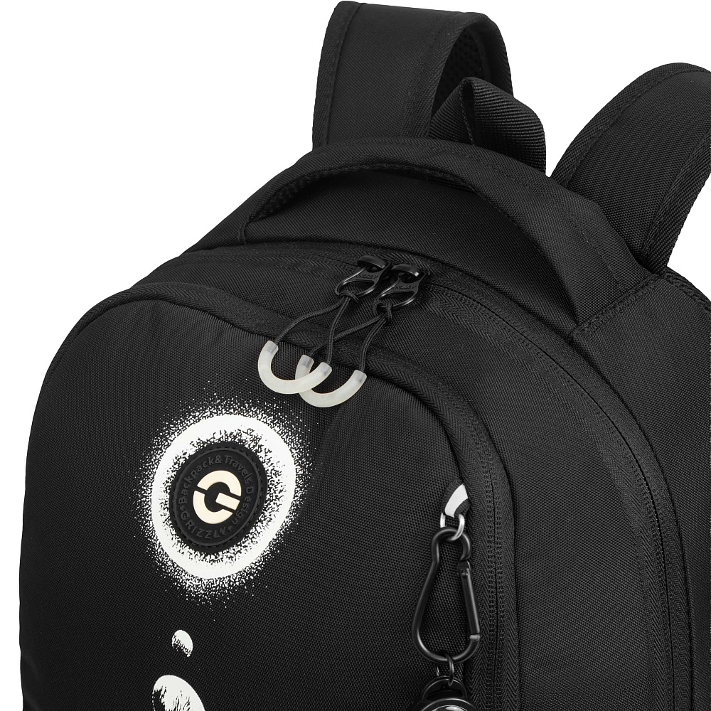 RB-651-2 Рюкзак школьный с картхолдером на держателе