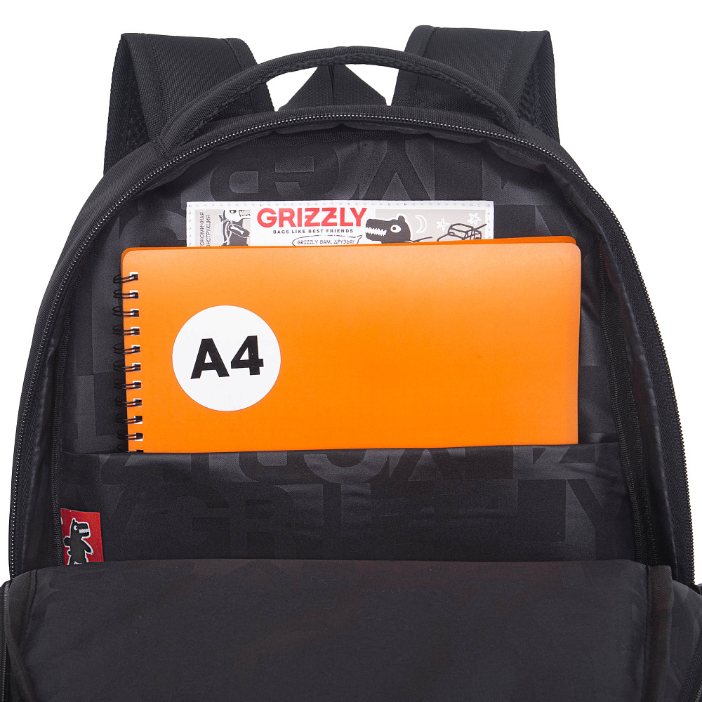 RB-651-11 Рюкзак школьный с картхолдером на держателе