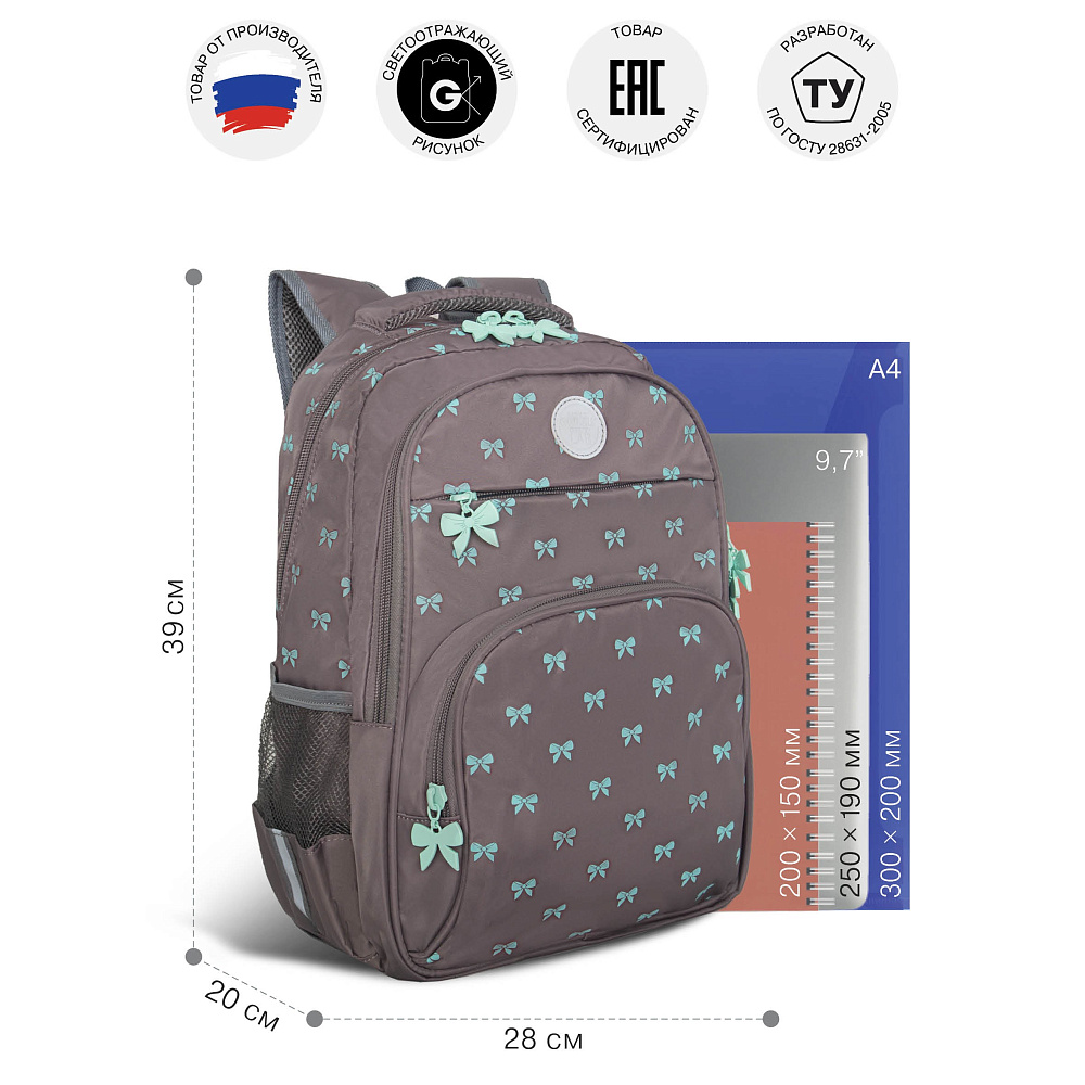 RG-568-2 Рюкзак школьный