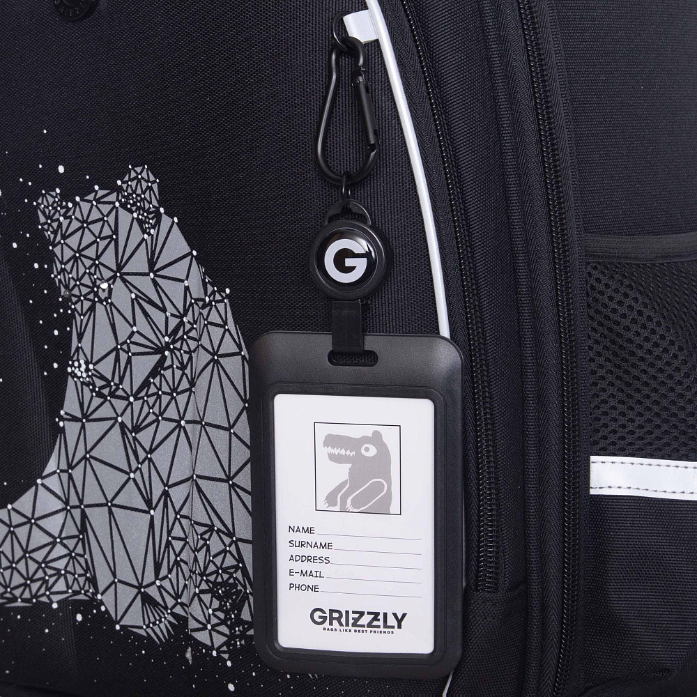 RAz-687-10 Рюкзак школьный с картхолдером на держателе