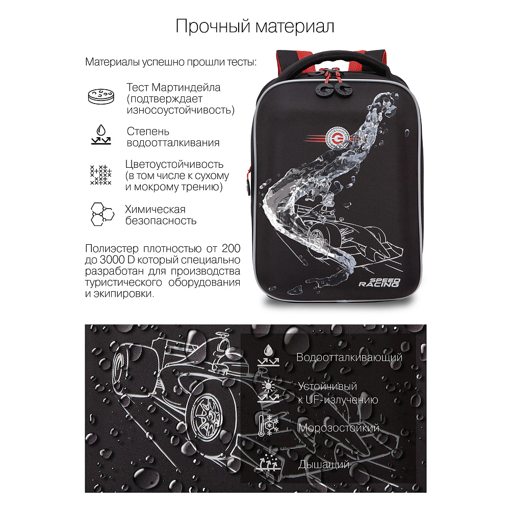 Rap-291-1 рюкзак школьный