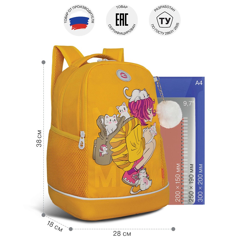 RG-563-3 Рюкзак школьный