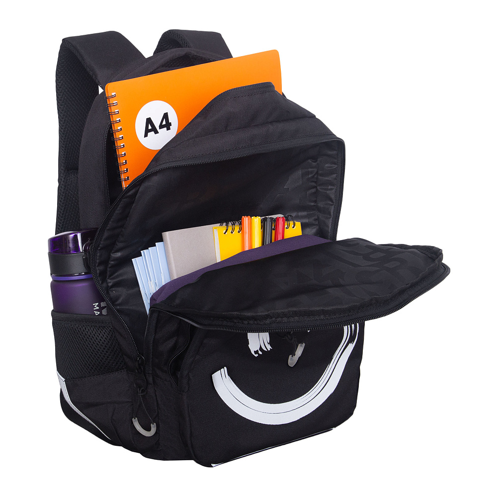 RB-659-3 Рюкзак школьный с чехлом для мелочей 