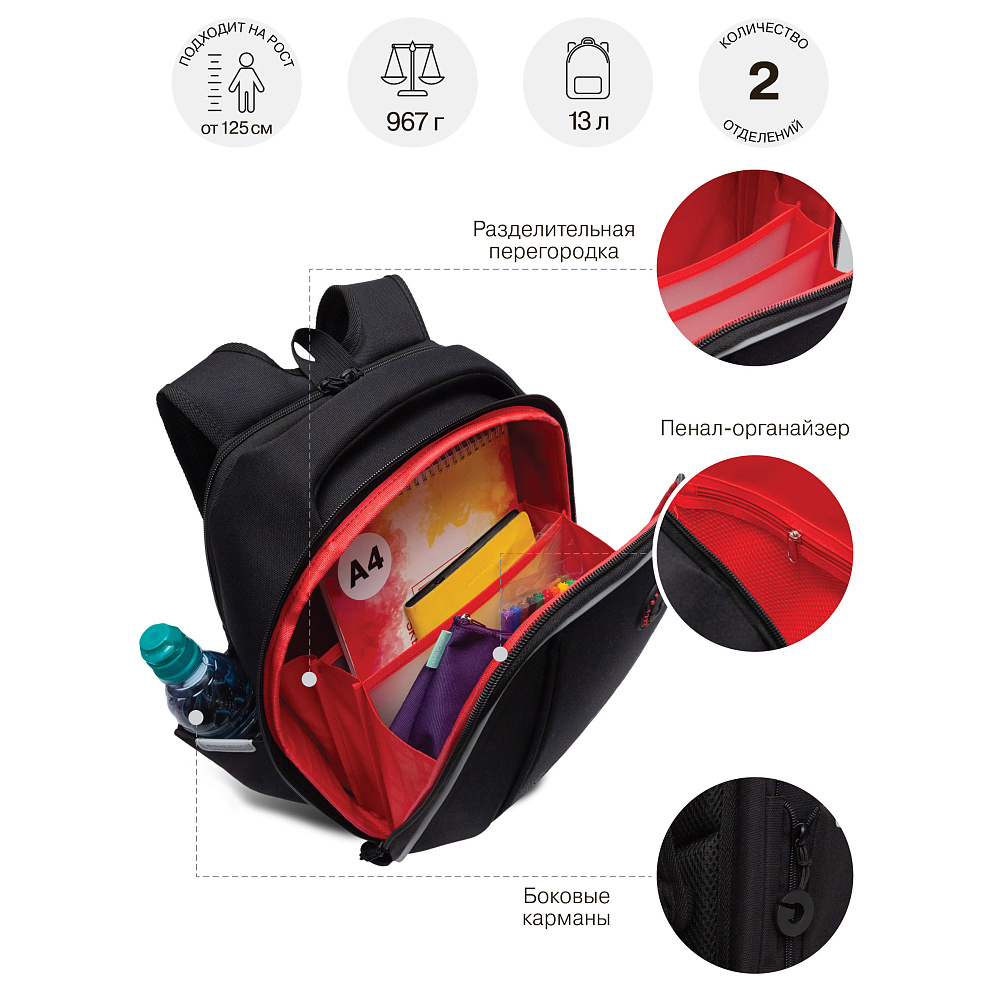 RAf-593-6 Рюкзак школьный