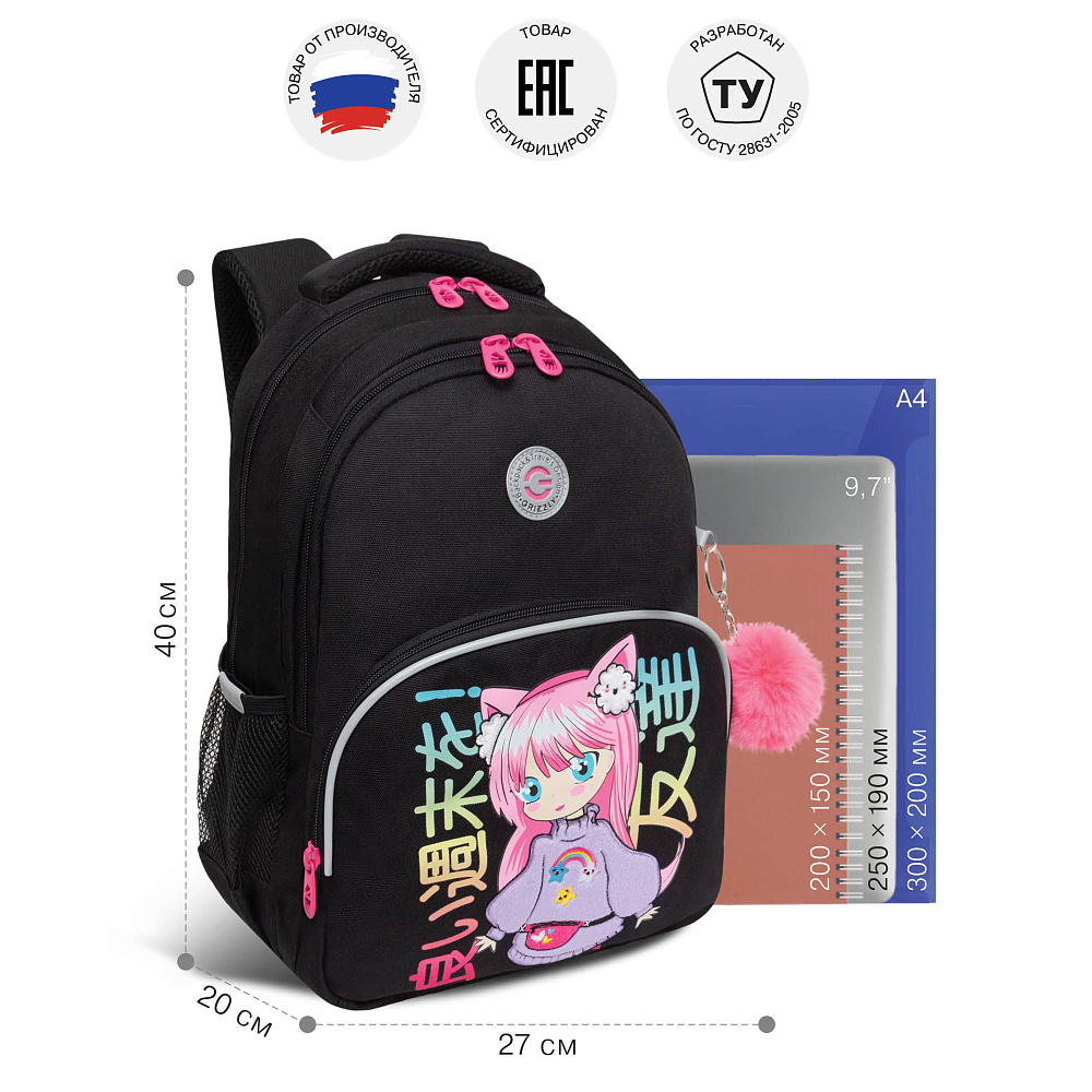 RG-560-6 Рюкзак школьный