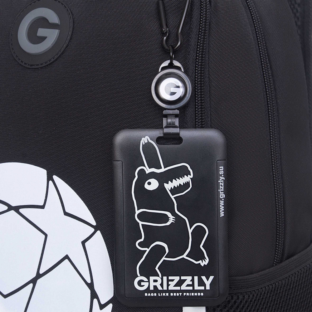 RB-651-11 Рюкзак школьный с картхолдером на держателе