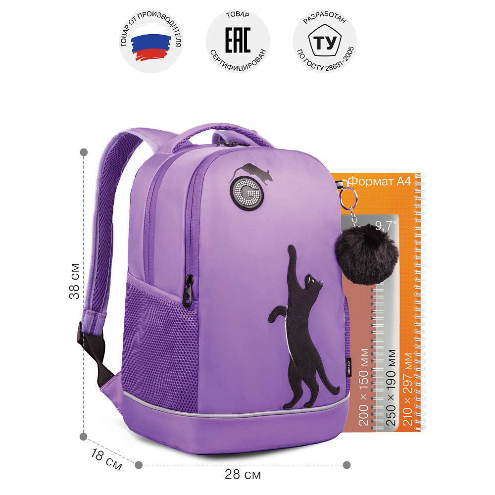 RG-663-7 Рюкзак школьный с обвесом