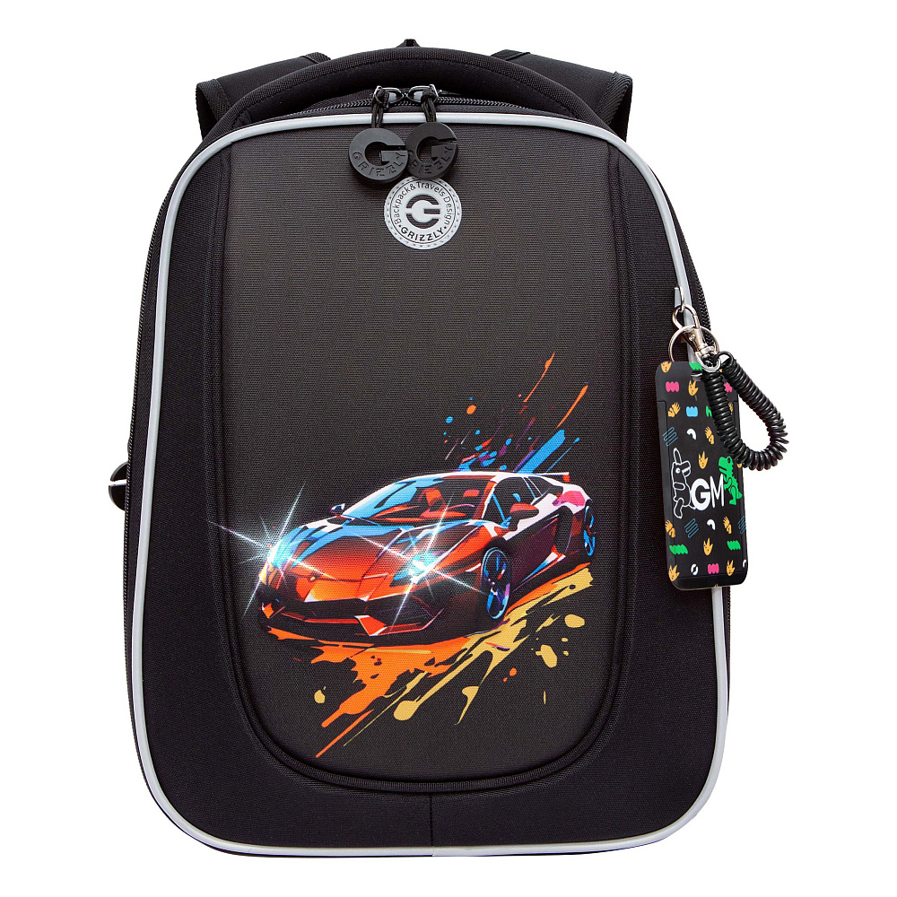 RAf-593-3 Рюкзак школьный с картхолдером на держателе