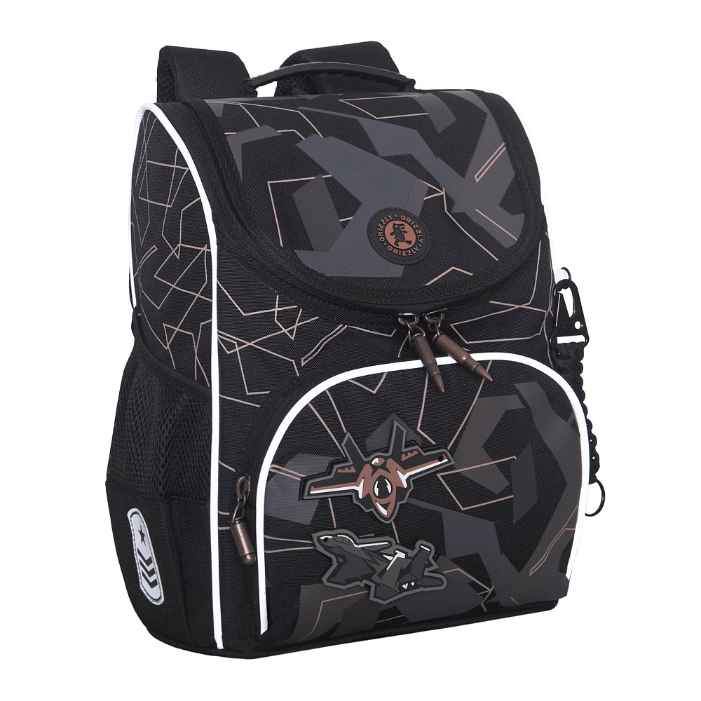 RAm-685-1 Рюкзак школьный с обвесом и мешком для обуви