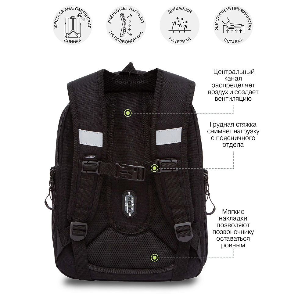 RAf-593-2 Рюкзак школьный