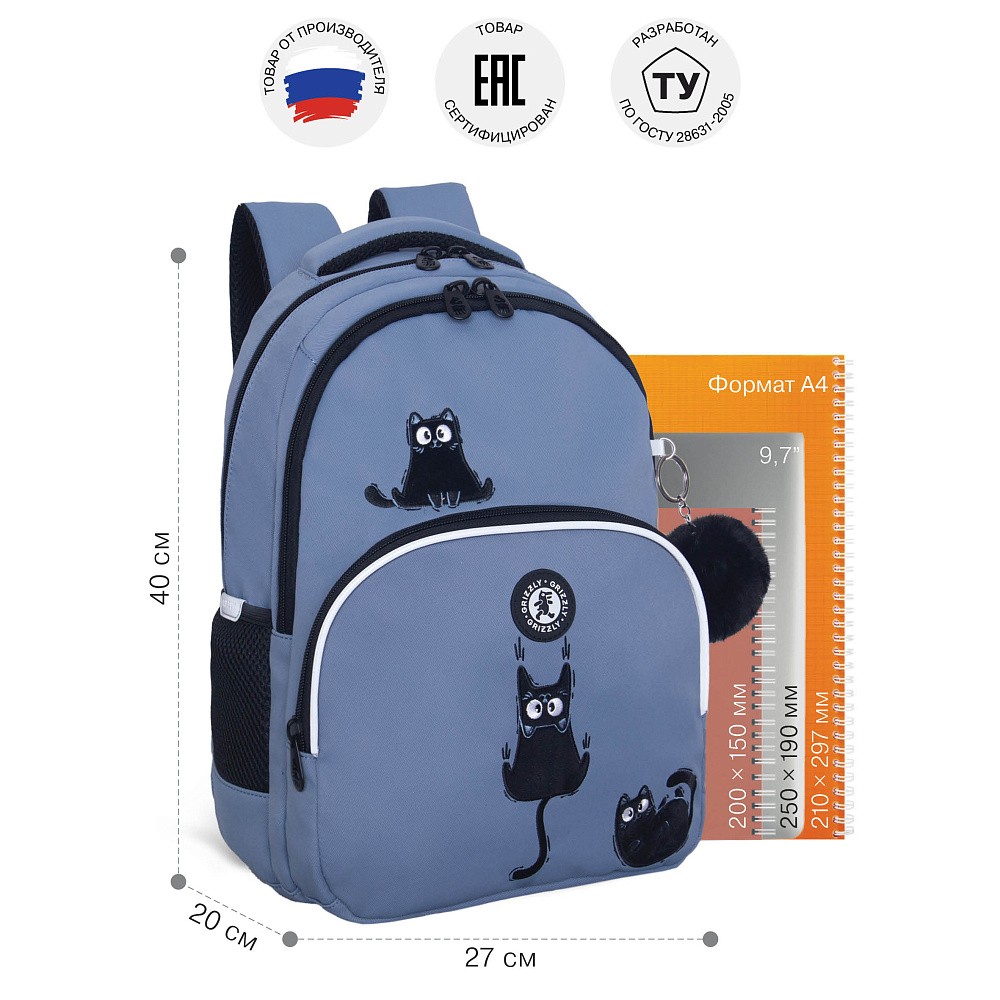 RG-660-3 Рюкзак школьный с обвесом